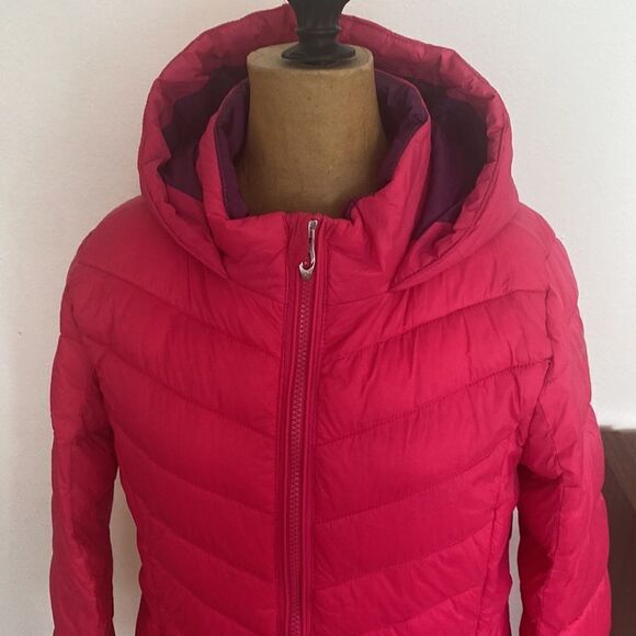 Spyder sz girls L, 14/16 or womens XS long quilted insulated winter jacket - Picture 3 of 10